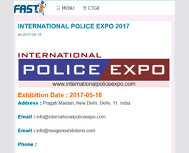 Fastread Events: international police expo 2017